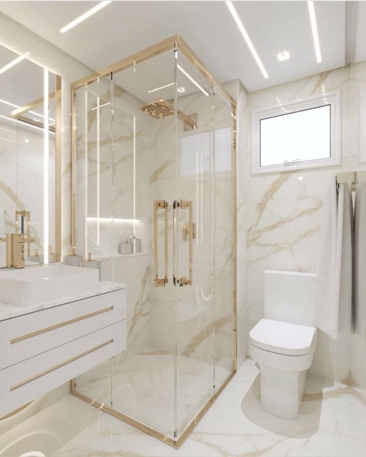 Hotel-Style Bathroom Suite with Floating Quartz Counter & Soft-Close Drawers #4
